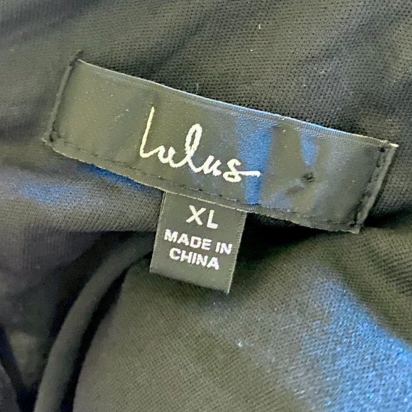 Lust or Love Black Embroidered Lace Long Sleeve Dress - Picture 9 of 11